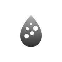 water drop icon vector