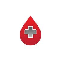 Blood ilustration logo vector