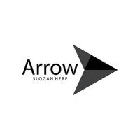 Arrow illustration logo vector