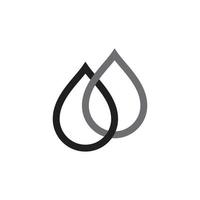 water drop icon vector