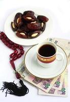 Coffee, Arabian high-value bank notes, stuffed dates and worry beads - the essentials for doing business in the arab world photo