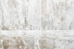 concrete texture table product display template background with copy space. photo