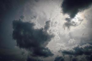 Dramatic storm clouds on sky, Natural background photo