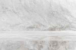 concrete texture table product display template background with copy space. photo