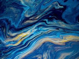 Abstract Colorful Marble Painting photo