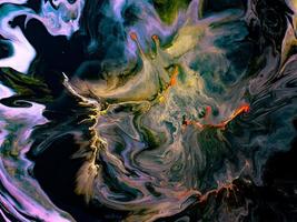 pintura abstracta de mármol de colores foto