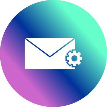 Message Settings Vector Icon
