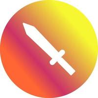 Unique Sword Vector Icon