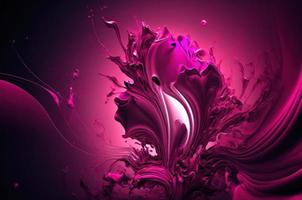 Diseño gráfico de fondo abstracto de tono de color magenta viva. foto