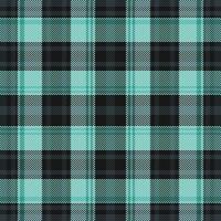 Tartan plaid pattern with dark color. vector