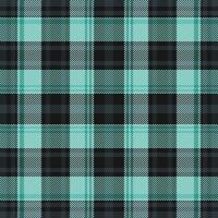 Tartan plaid pattern with dark color. vector