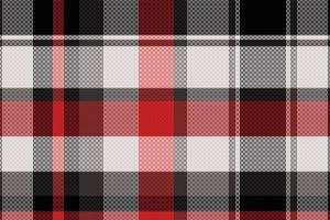 Tartan plaid pattern with dark color. vector