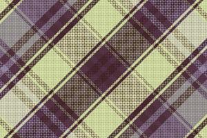 Tartan plaid pattern with dark color. vector