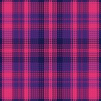 Tartan plaid pattern with dark color. vector