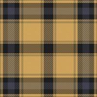 Tartan Plaid With Night Color Pattern. vector