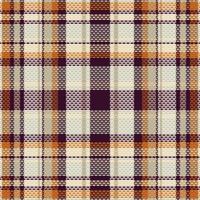 Tartan Plaid With Night Color Pattern. vector