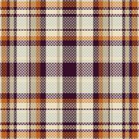 Tartan Plaid With Night Color Pattern. vector