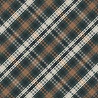 Tartan plaid pattern with dark color. vector