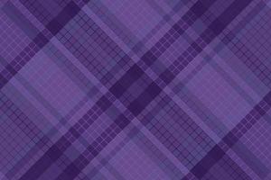 Tartan plaid pattern with dark color. vector