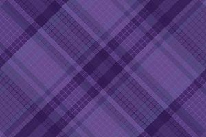 Tartan plaid pattern with dark color. vector