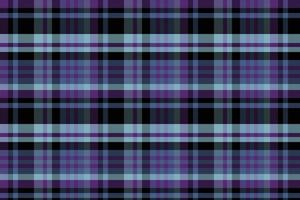 Tartan Plaid With Night Color Pattern. vector