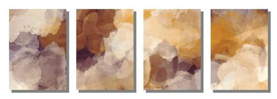 Abstract watercolor brush background. vector