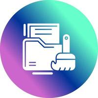 Data Cleaning Vector Icon