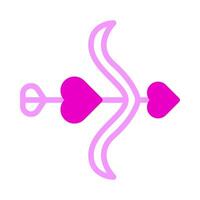 arrow icon duotone pink style valentine illustration vector element and symbol perfect.