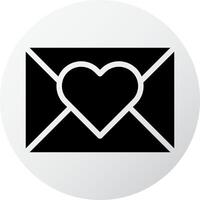 massage icon filled black white style valentine illustration vector element and symbol perfect.