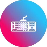 icono de vector de teclado