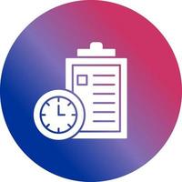 Time Management Vector Icon