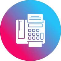 fax Machine Vector Icon