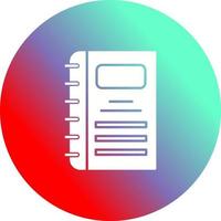 Notebook Vector Icon