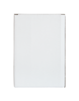 Blank white cardboard box isolated with clipping path for mockup png