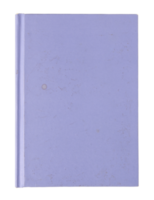 vecchio blu libro copertina isolato con ritaglio sentiero per modello png