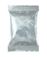 saco de pacote de papel alumínio isolado com traçado de recorte para maquete png
