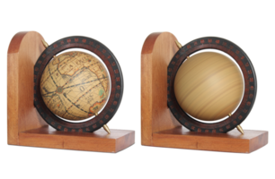 Vintage-Globus isoliert mit Beschneidungspfad png