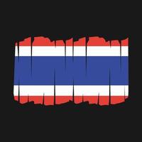 Thailand Flag Brush vector