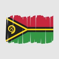 Vanuatu Flag Brush vector