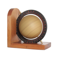 spinning vintage globe isolated with clipping path png