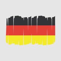 cepillo de bandera de alemania vector