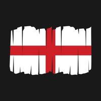 England Flag Brush vector