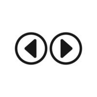 Play button icon in trendy flat style isolated on grey background. Play symbol for your web site design, logo, app, UI. Vector illustration