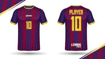 Soccer jersey design for sublimation, sport t shirt design vector