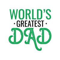 Dad Typography T-Shirt Design Free Vector