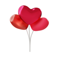 3d liefde ballon png