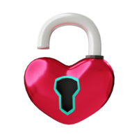 3d lock hearth png