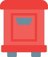 postbox vector illustration on a background.Premium quality symbols.vector icons for concept and graphic design.