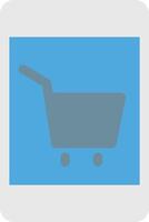 shopping cart vector illustration on a background.Premium quality symbols.vector icons for concept and graphic design.