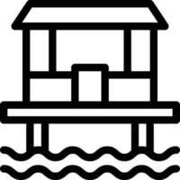 cottage vector illustration on a background.Premium quality symbols.vector icons for concept and graphic design.